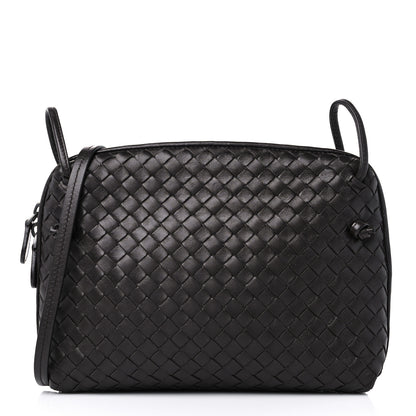 Bottega Veneta Nappa Intrecciato Nodini Bag Ebano 3 of 12