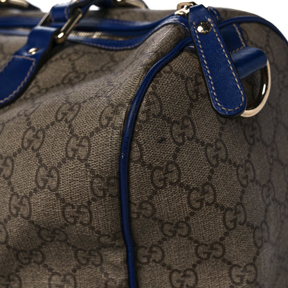 Gucci GG Plus Monogram Medium Boston USA Flag Unicef Duffle Blue 20 of 29