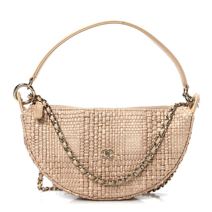 Chanel Raffia Other Shape With Chain Beige 1 of 10