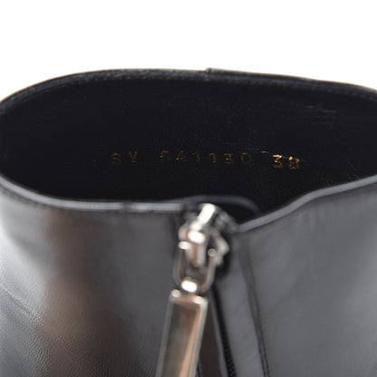 Saint Laurent Nappa Loulou Ankle Zip Boot 38 Black 10 of 11