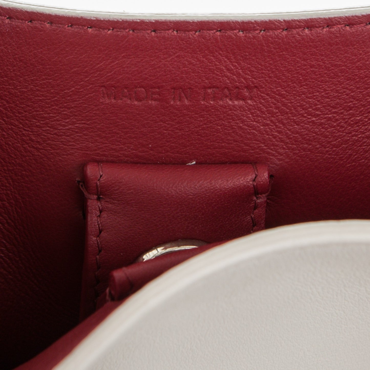 Calfskin Paradise Medium Diorissimo Tote White