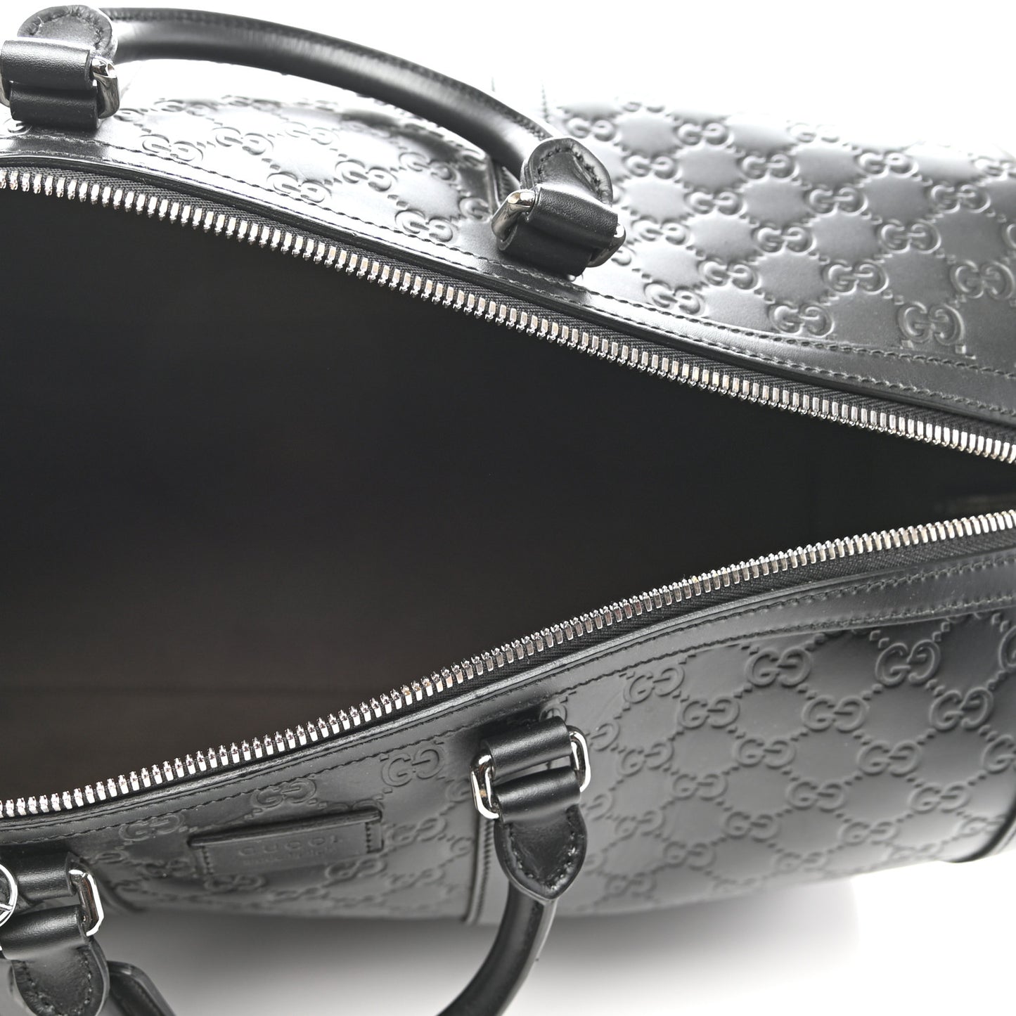 Guccissima Signature Medium Duffle Black