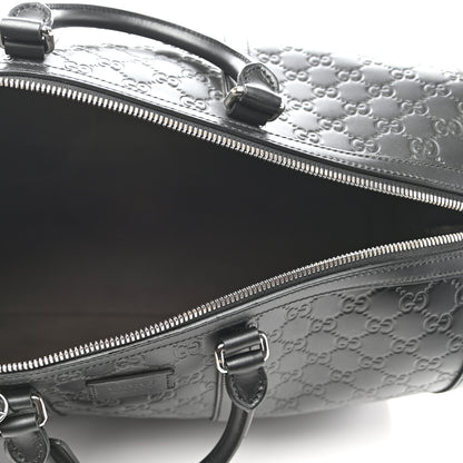 Gucci Guccissima Signature Medium Duffle Black 4 of 8