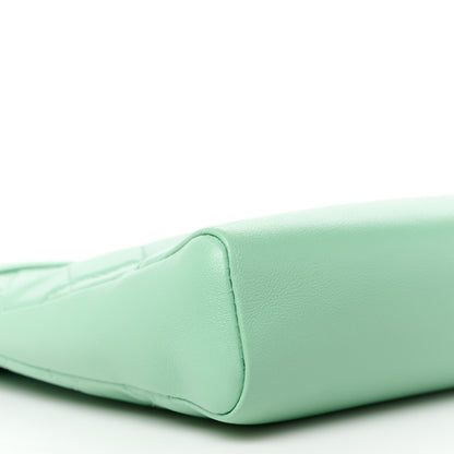 Chanel Shiny Lambskin Quilted Mini 31 Shopping Bag Light Green 9 of 10