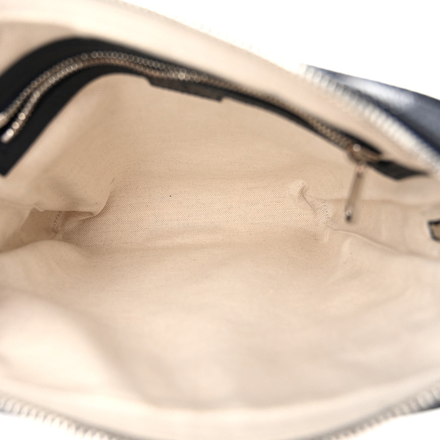 Gucci GG Supreme Monogram Textured Dollar Calfskin Web Small Ophidia Messenger Bag Beige Blue 5 of 10