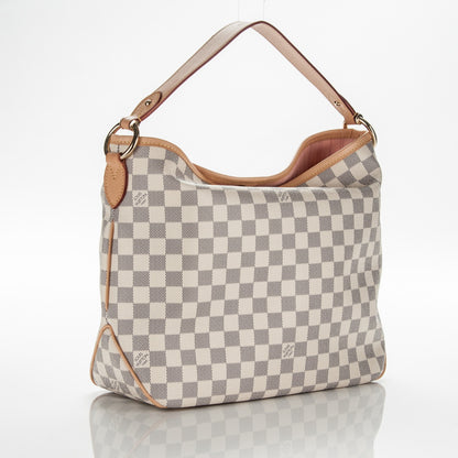 Louis Vuitton Damier Azur Delightful PM Rose Ballerine 3 of 8