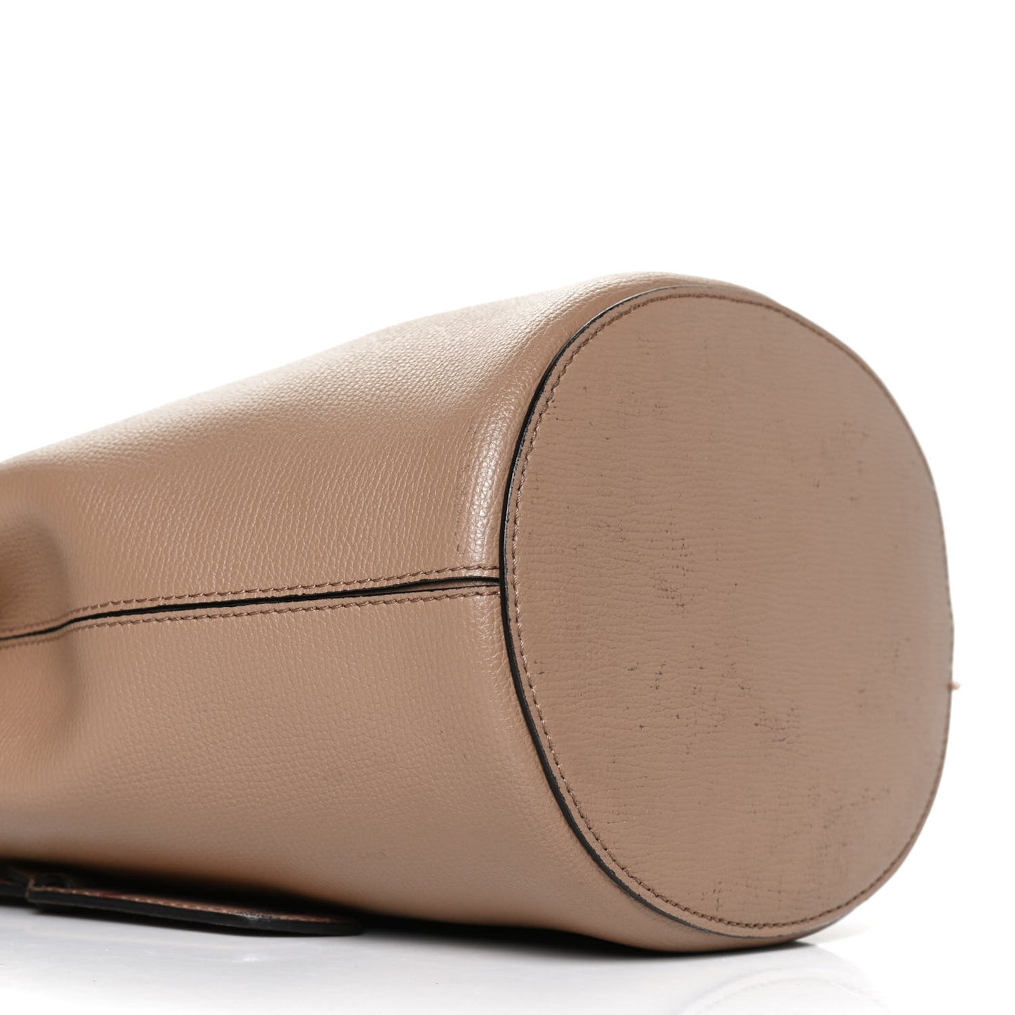 Calfskin Small Lorne Bucket Crossbody Natural
