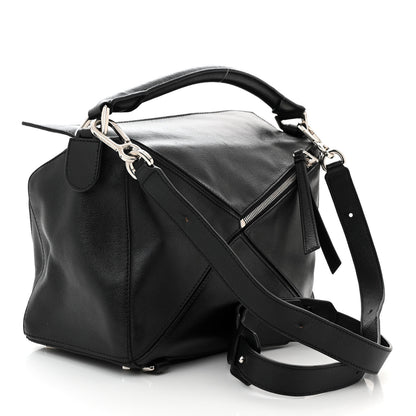 Loewe Calfskin Medium Puzzle Bag Black 3 of 11