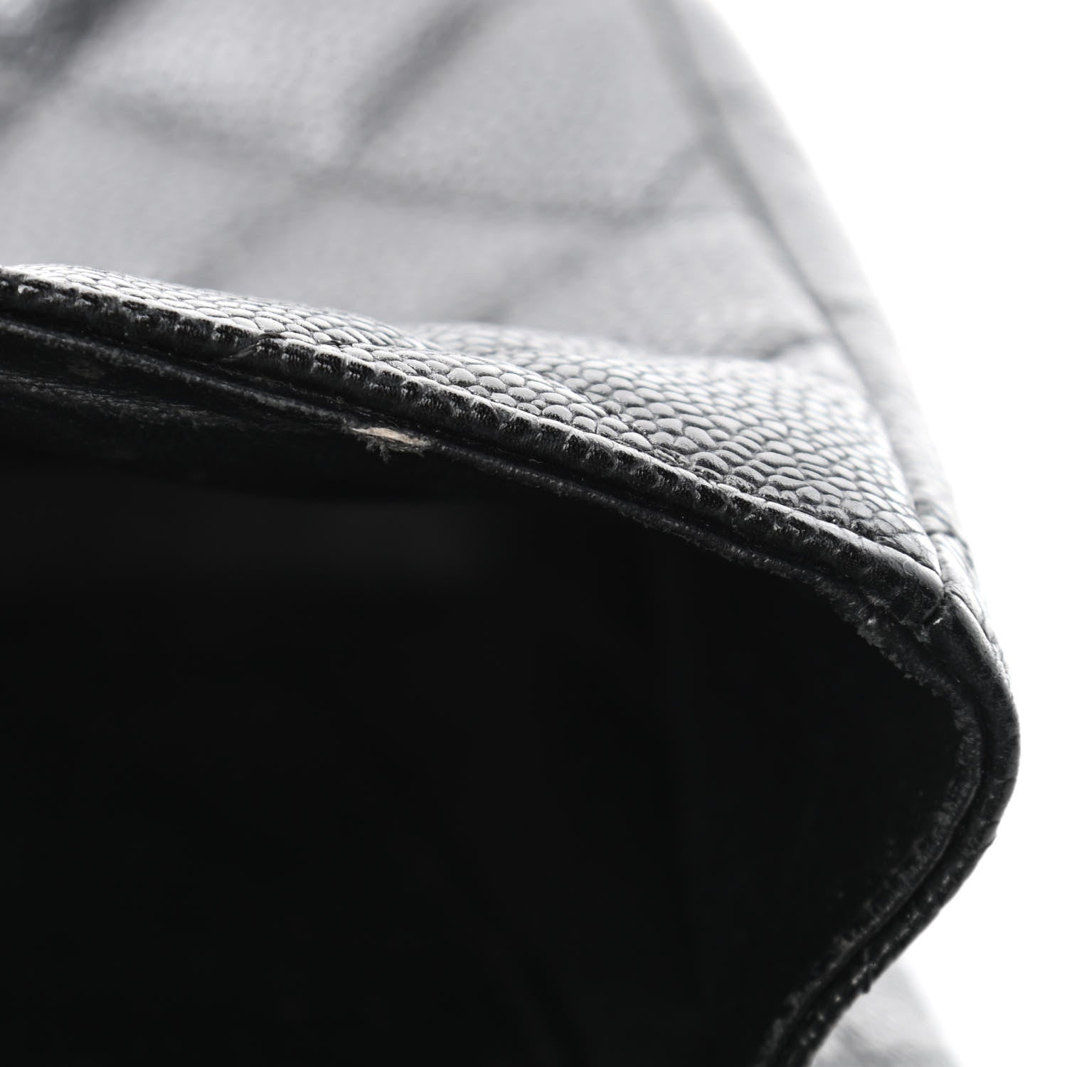 Chanel Caviar Quilted Jumbo Single Flap Black 7 of 8
