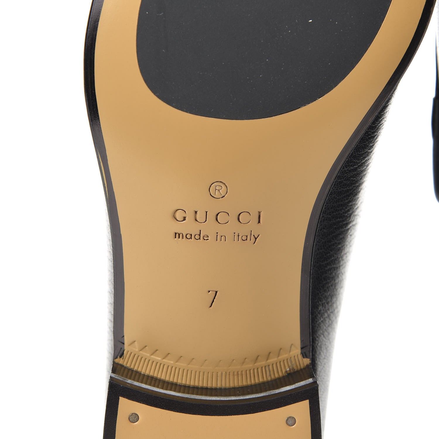 Gucci Goatskin Mens Horsebit Loafers 7 Black 8 of 10