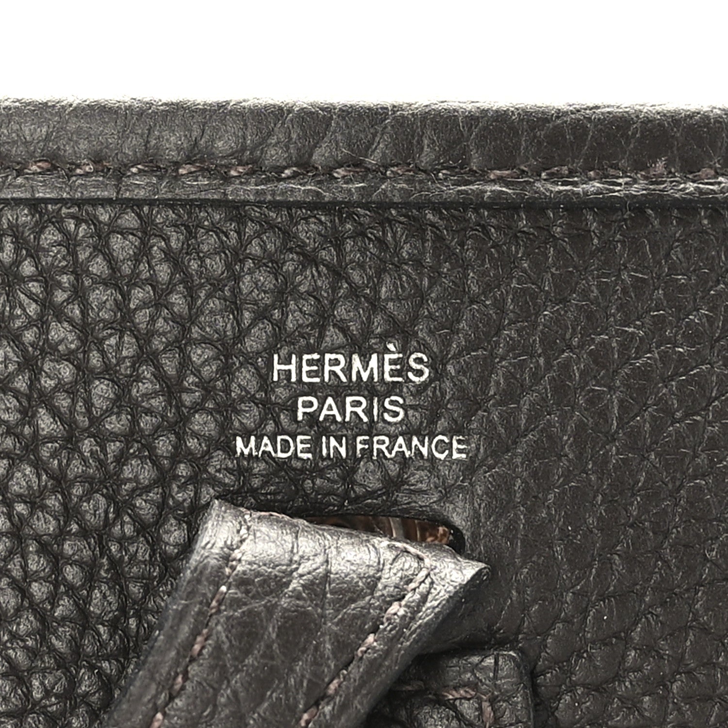 Hermes Taurillon Clemence Amazone Evelyne TPM Ebene Havane 6 of 9