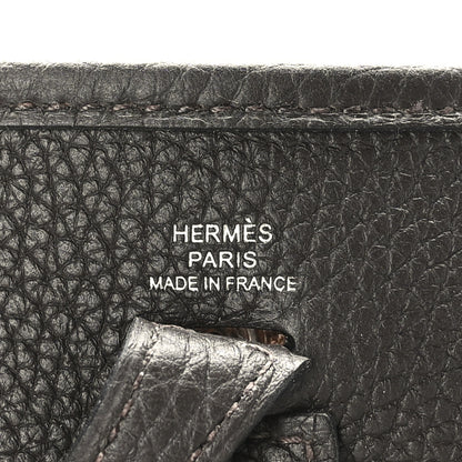 Hermes Taurillon Clemence Amazone Evelyne TPM Ebene Havane 6 of 9
