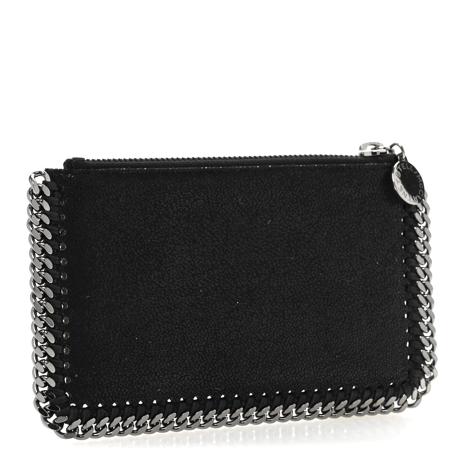 Stella McCartney Shaggy Deer Falabella Zip Pouch Black 3 of 8