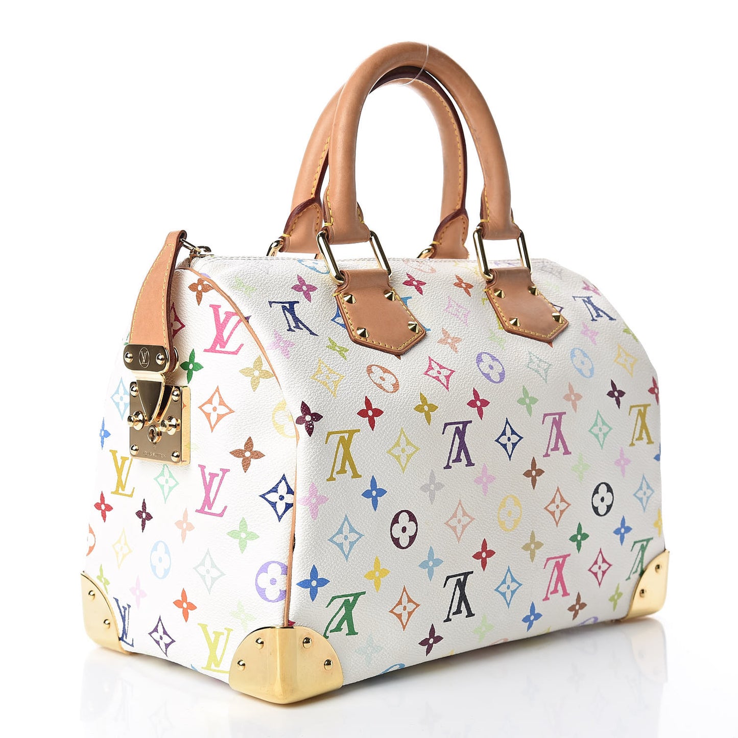 Monogram Multicolor Speedy 30 White