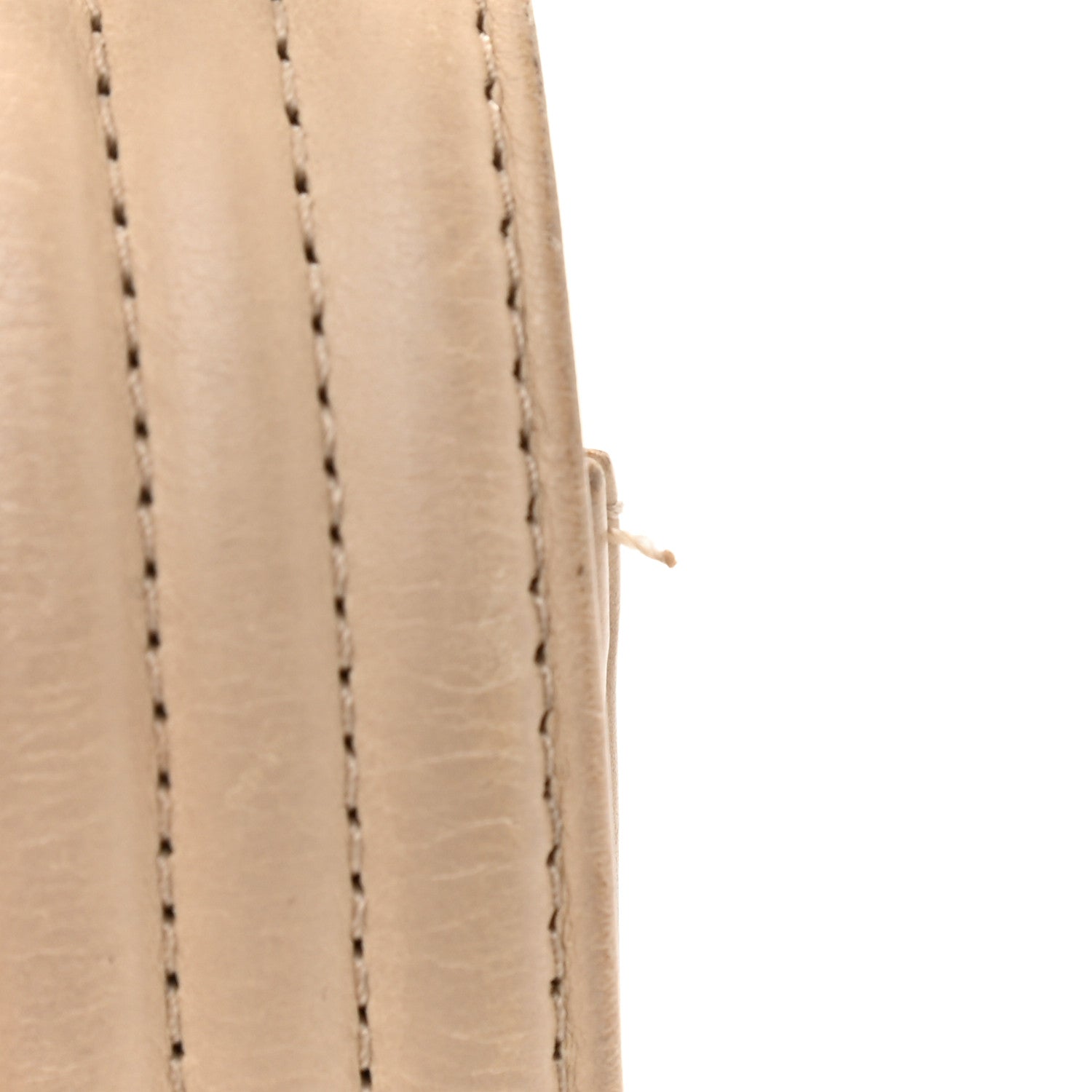 Chanel Calfskin Quilted Double Stitch Medium Boy Flap Beige 12 of 16