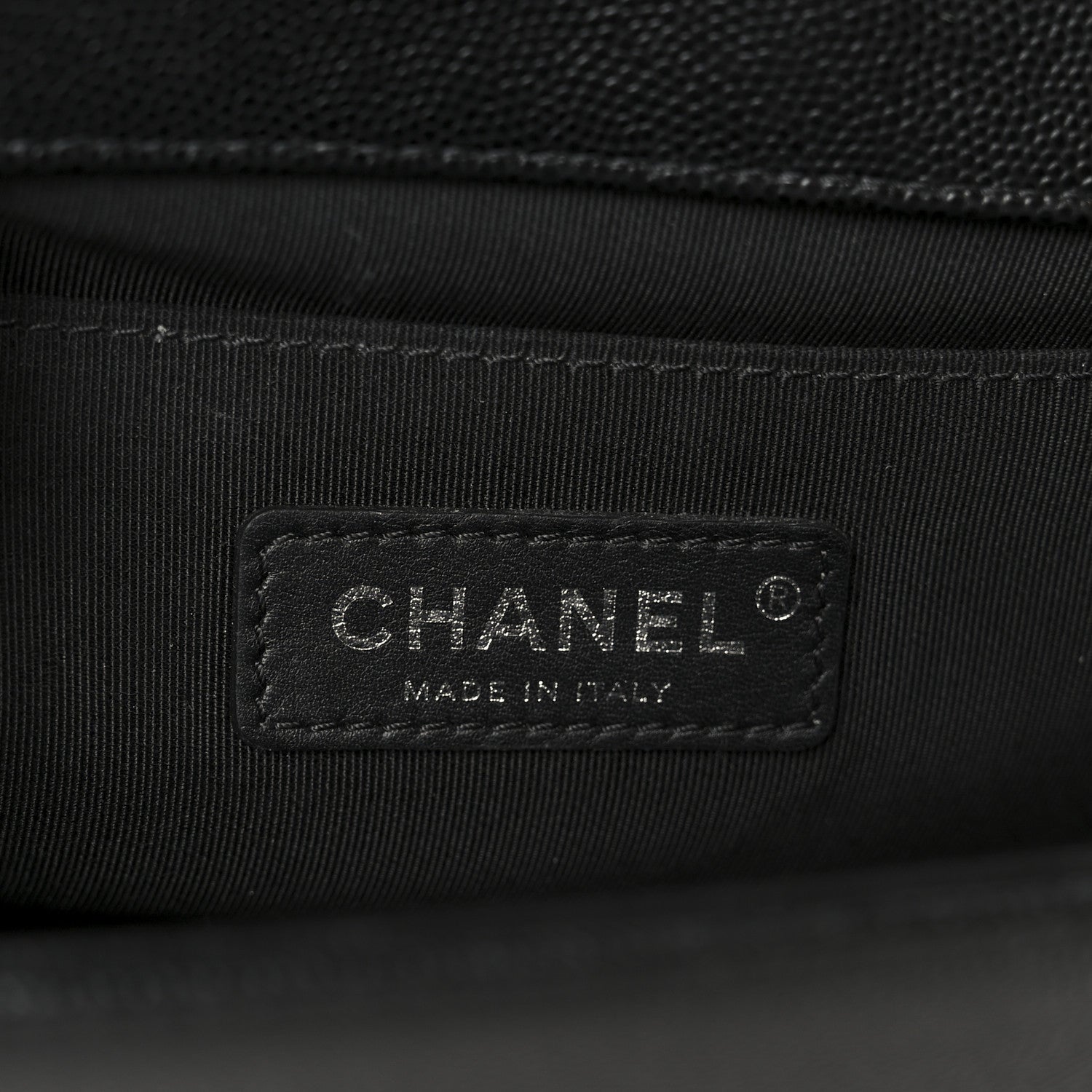 Chanel Caviar Quilted Medium Boy Flap Black 6 of 11