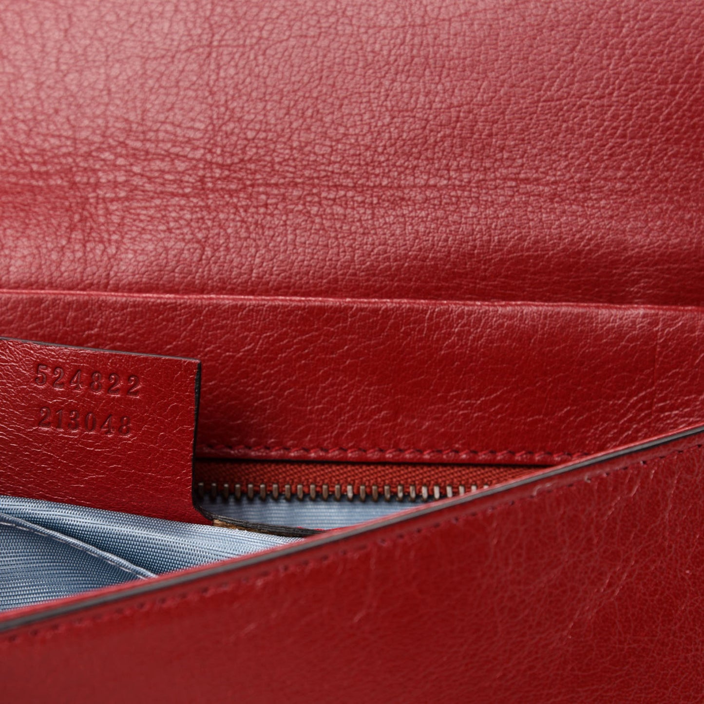 Calfskin Diagonal GG Medium Thiara Double Envelope Shoulder Bag Black Red