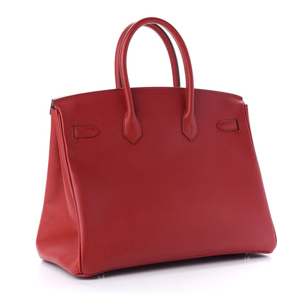 Hermes Epsom Birkin 35 Rouge Garance 3 of 15
