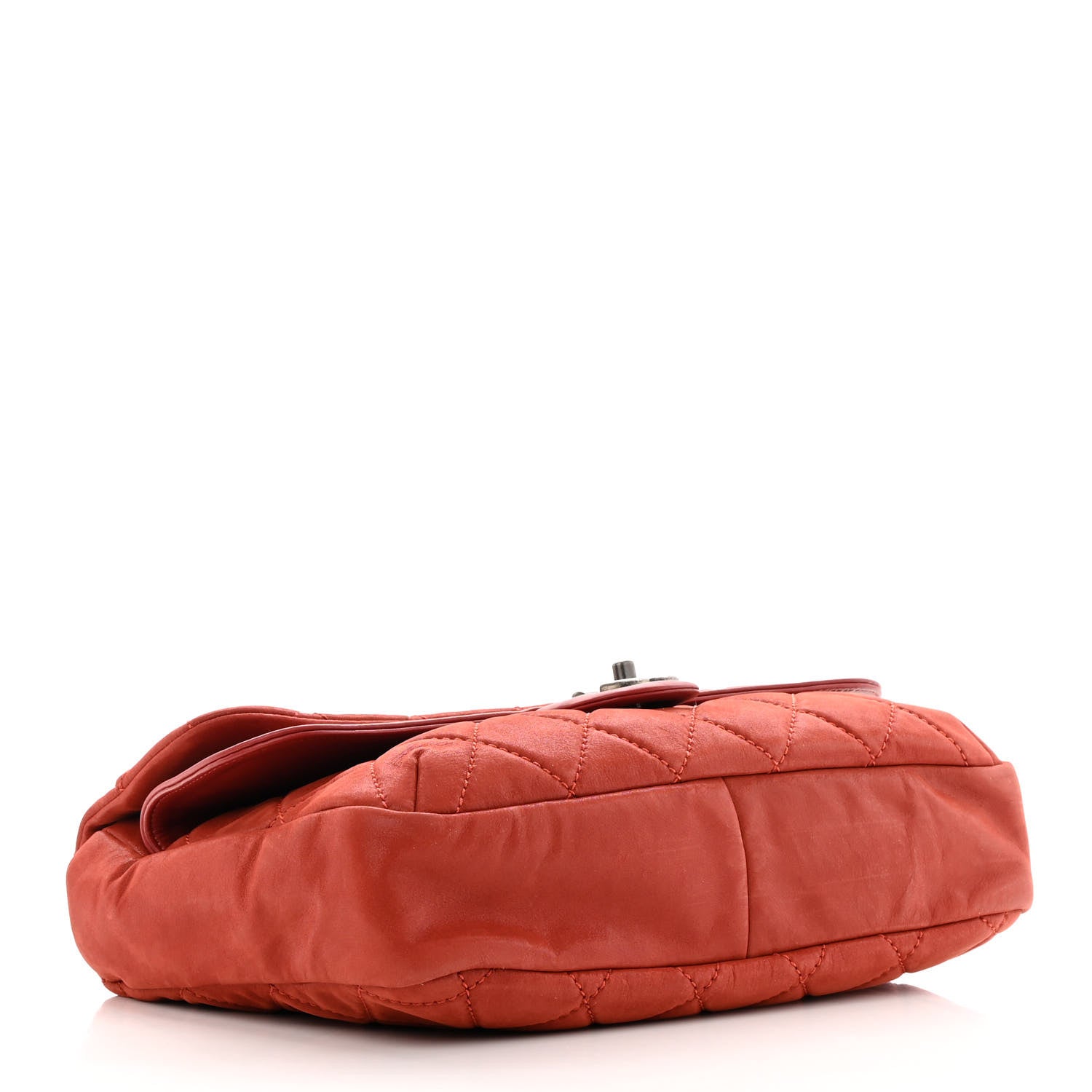 Chanel Iridescent Calfskin Jumbo In the Mix Double Flap Red 4 of 14