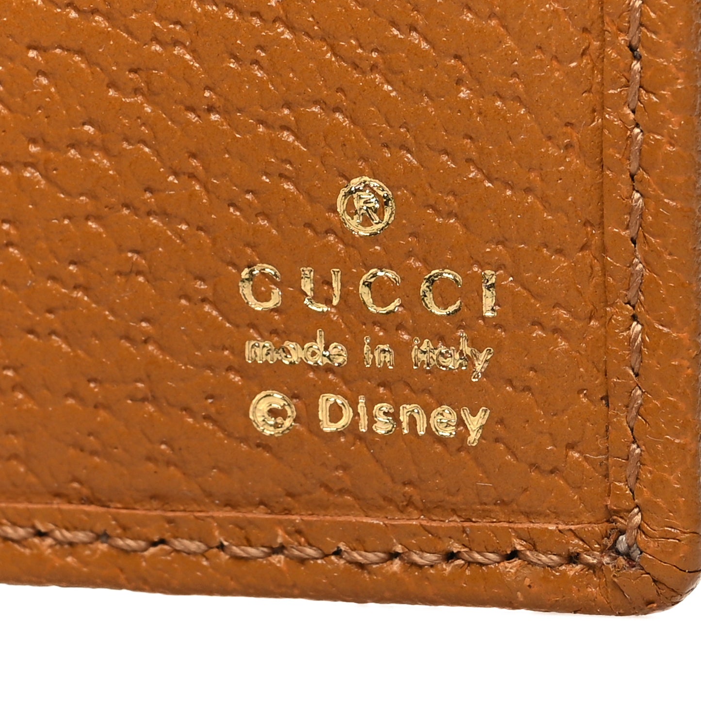 X DISNEY Mini Vintage GG Supreme Monogram Mickey Mouse Wallet Beige Vintage Sun Oil