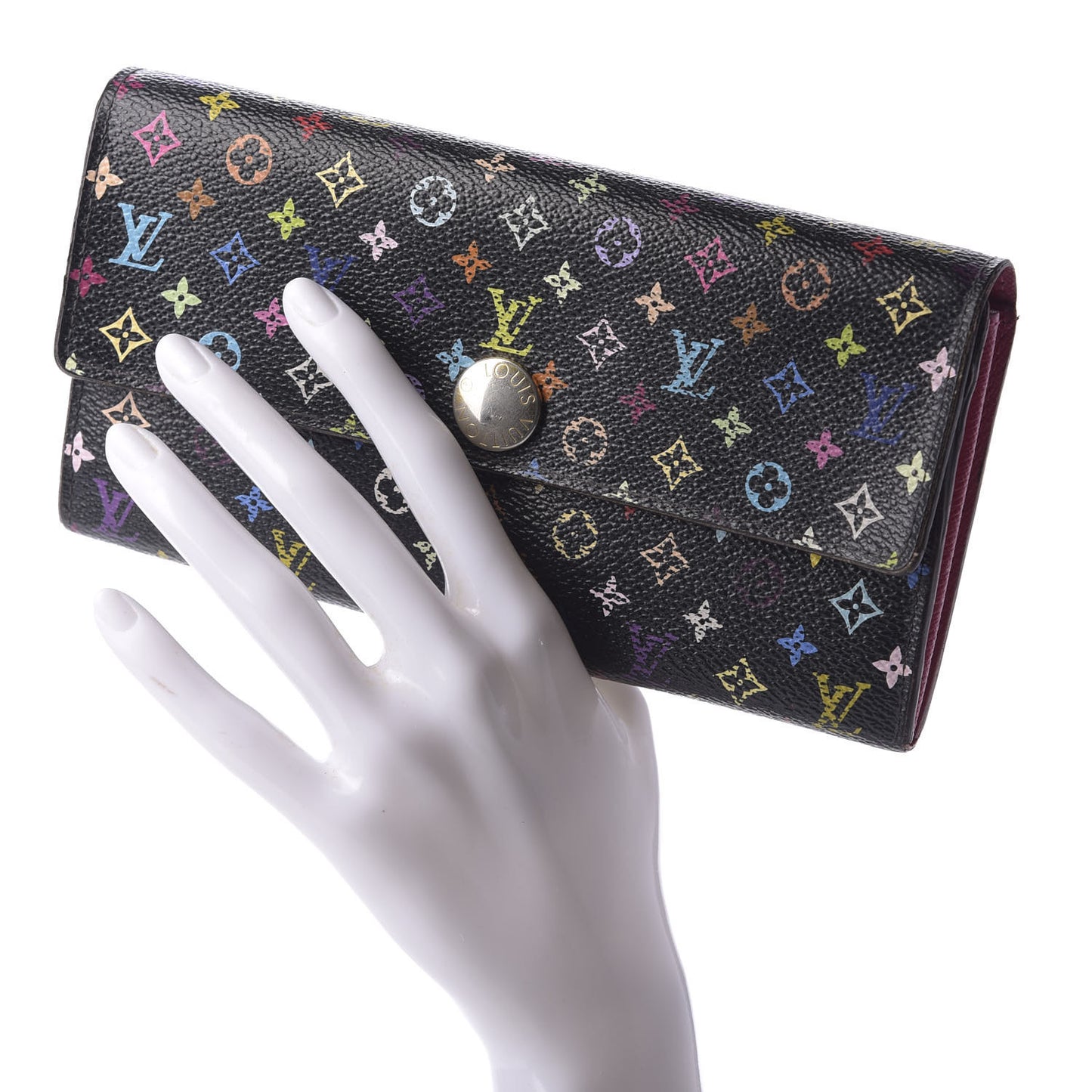 Monogram Multicolor Sarah Wallet Black Grenade