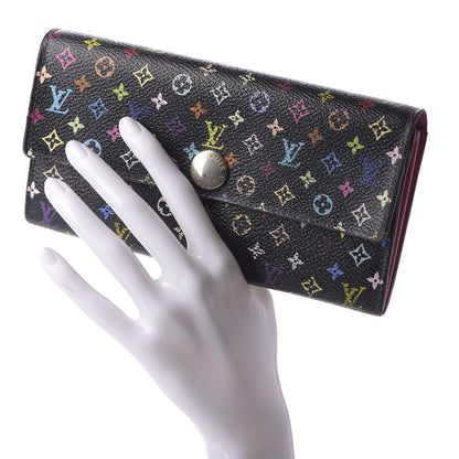 Louis Vuitton Monogram Multicolor Sarah Wallet Black Grenade 2 of 11