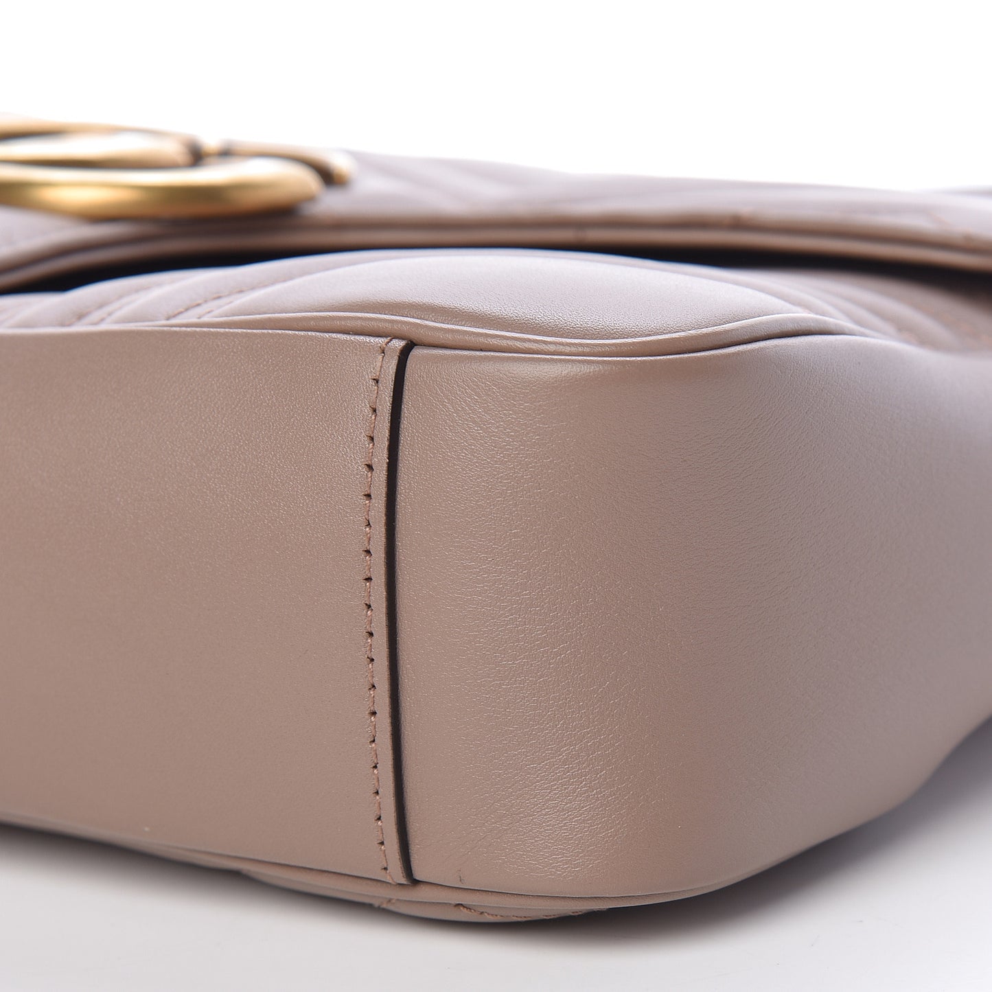 Calfskin Matelasse Medium GG Marmont Shoulder Bag Porcelain Rose