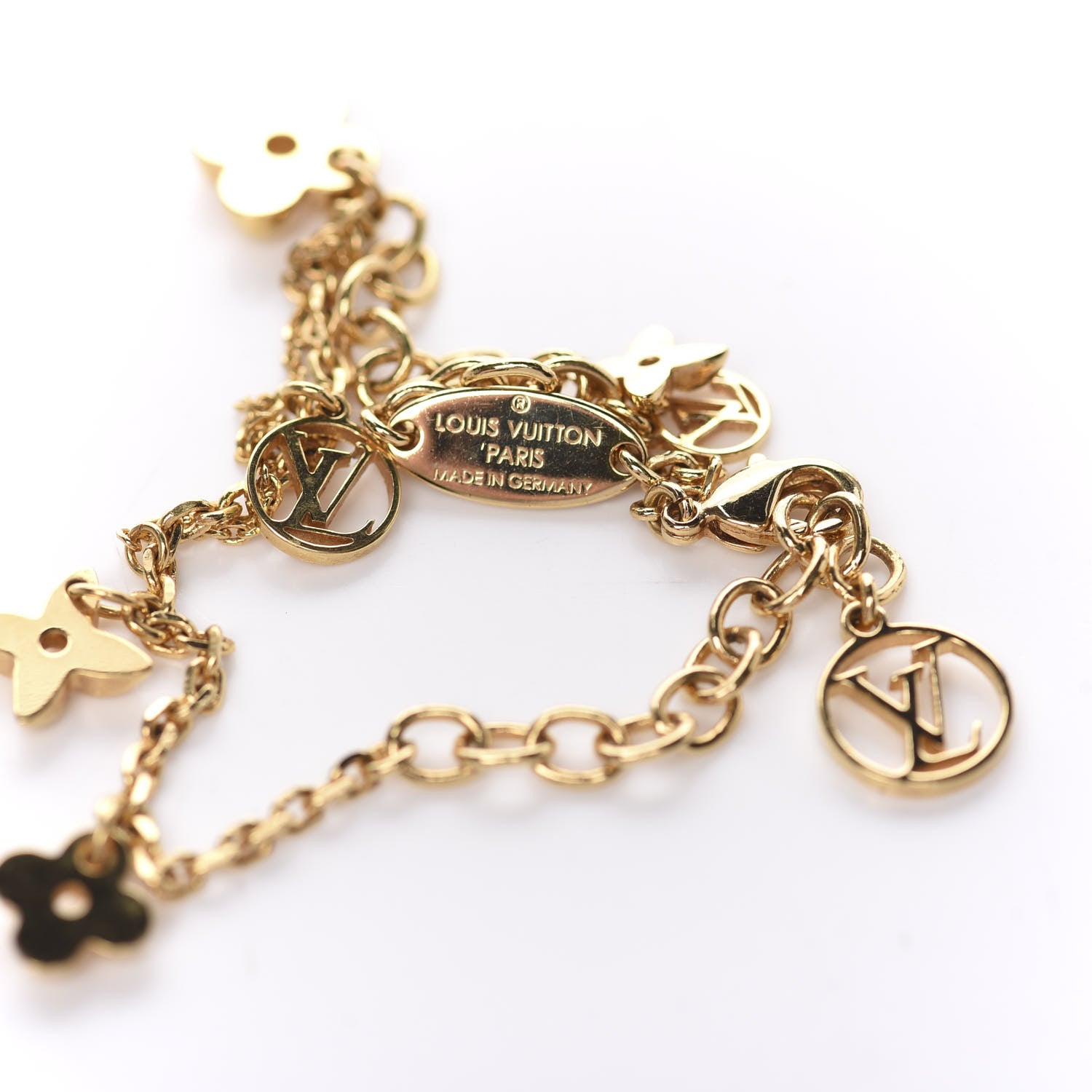 Louis Vuitton Metal Monogram Blooming Supple Bracelet 3 of 5