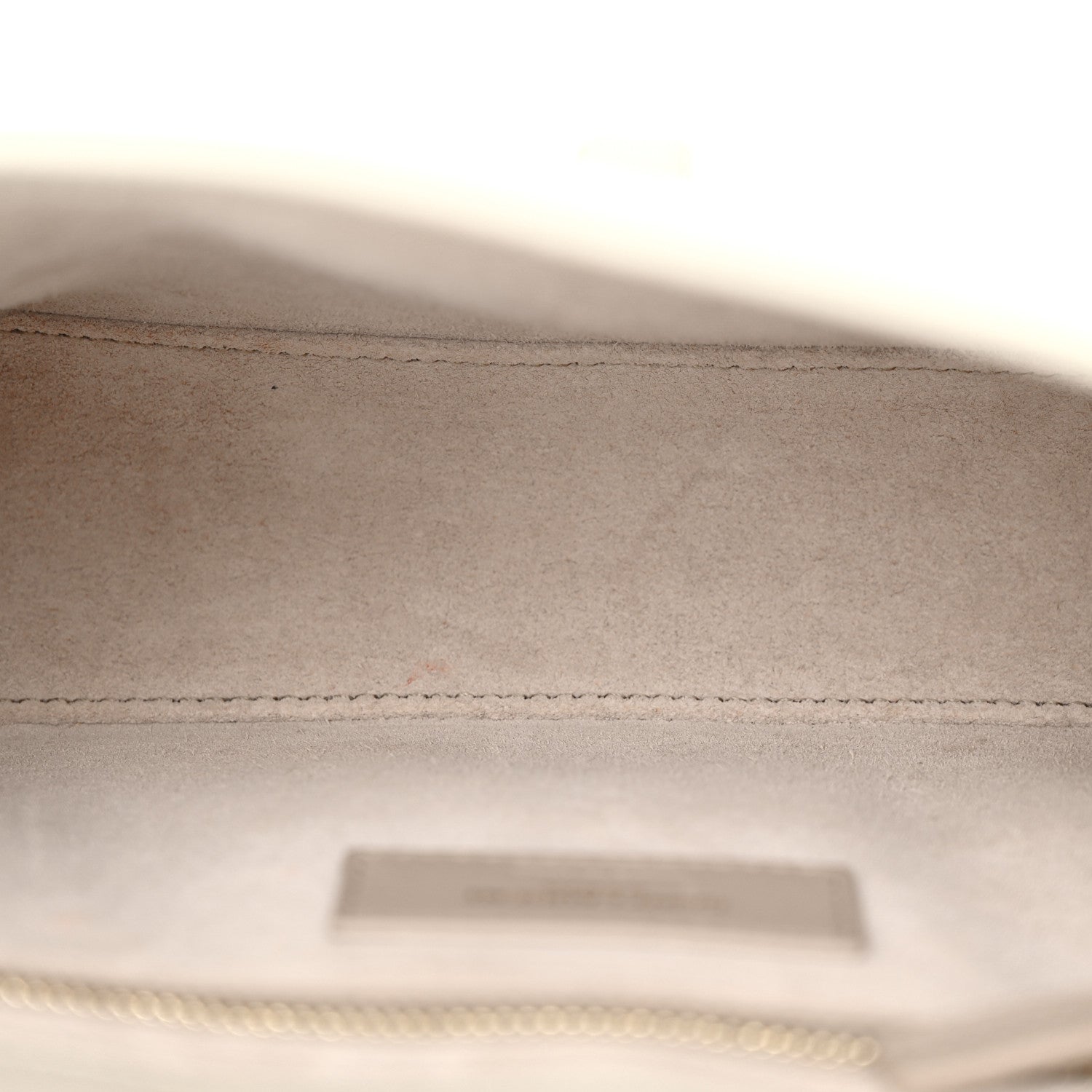 Saint Laurent Smooth Calfskin Le 5 A 7 Hobo Blanc Vintage 5 of 25