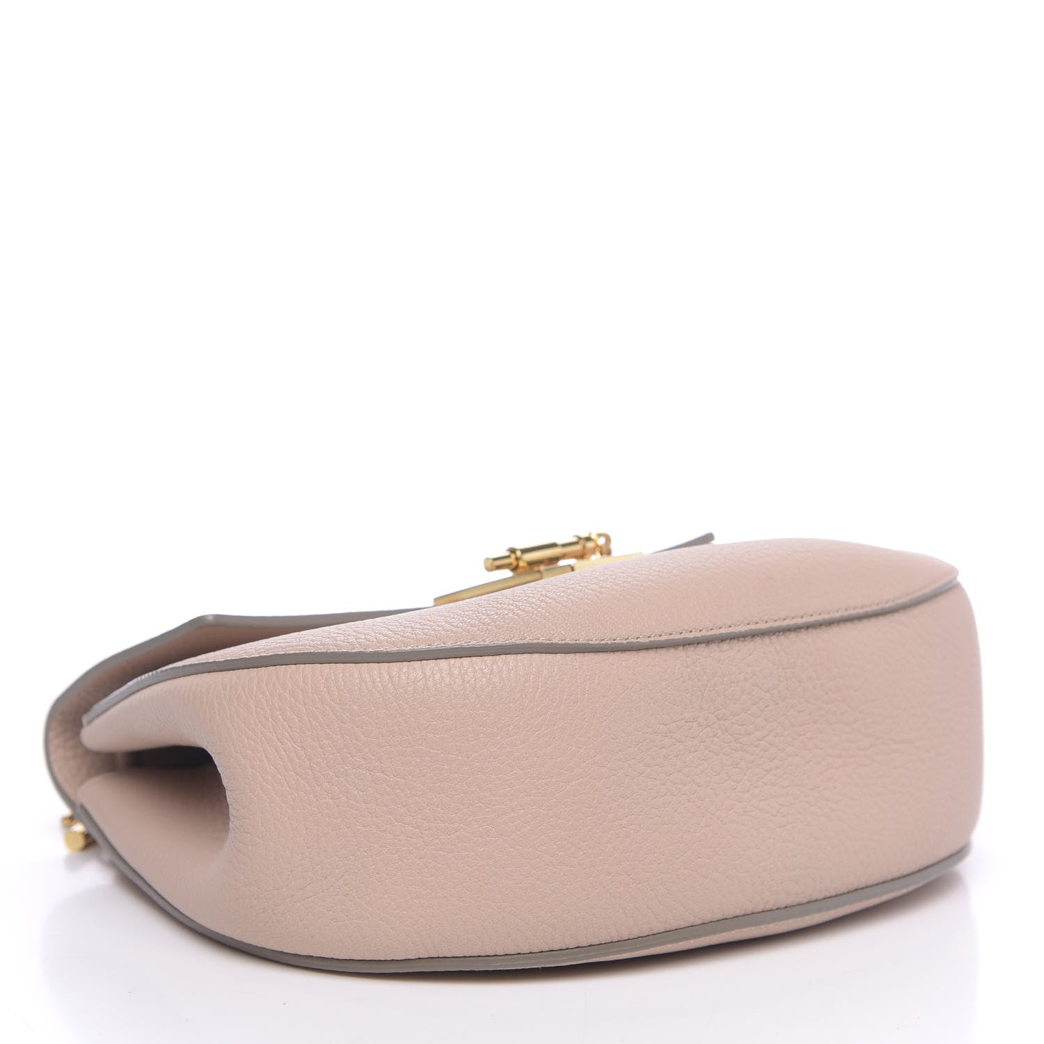 Chloe Grained Lambskin Drew Shoulder Bag Cement Pink 4 of 8