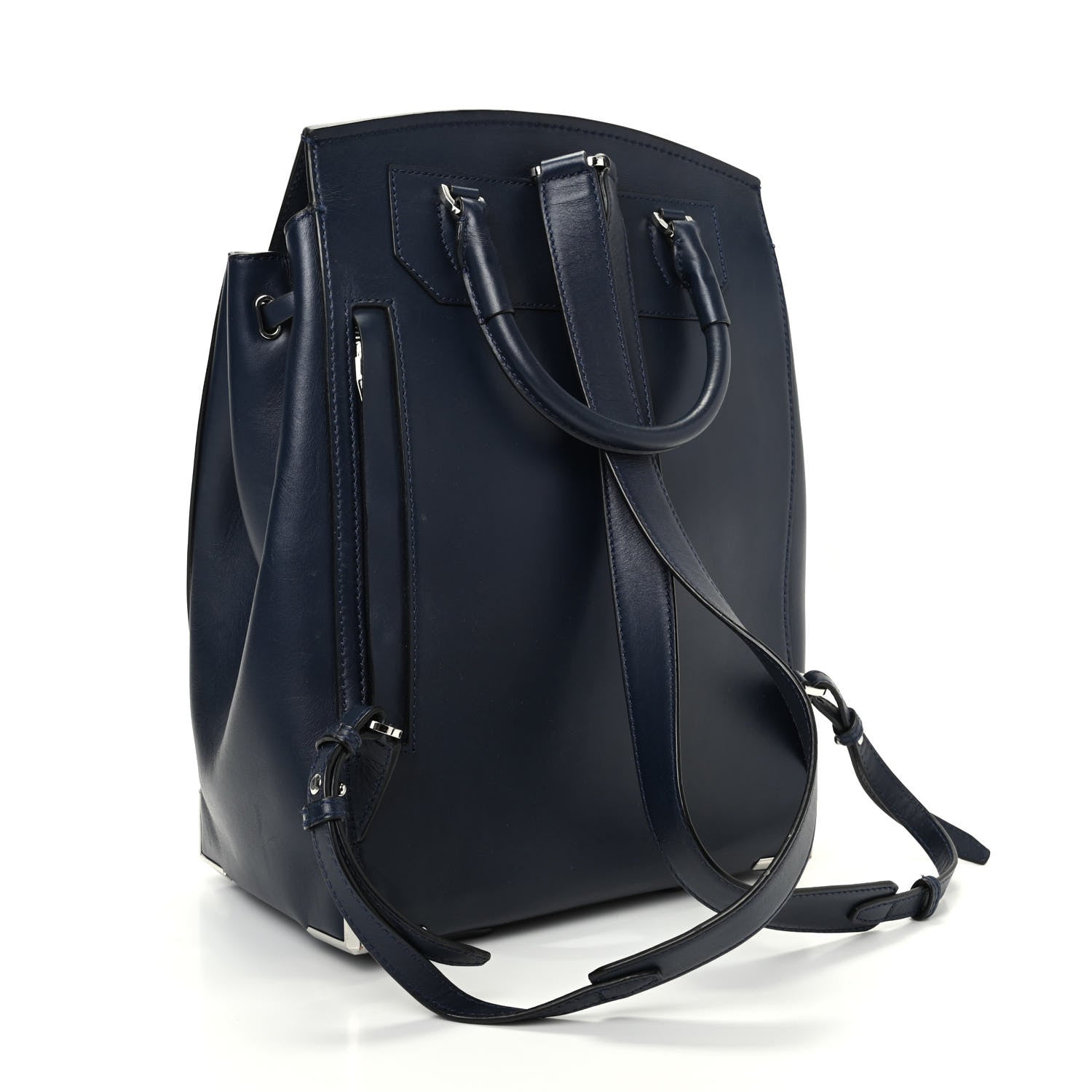 Alexander Wang Calfskin Prisma Skeletal Backpack Blue 3 of 11