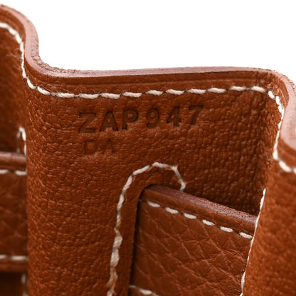 Hermes Togo Kelly Retourne 28 Gold 7 of 11