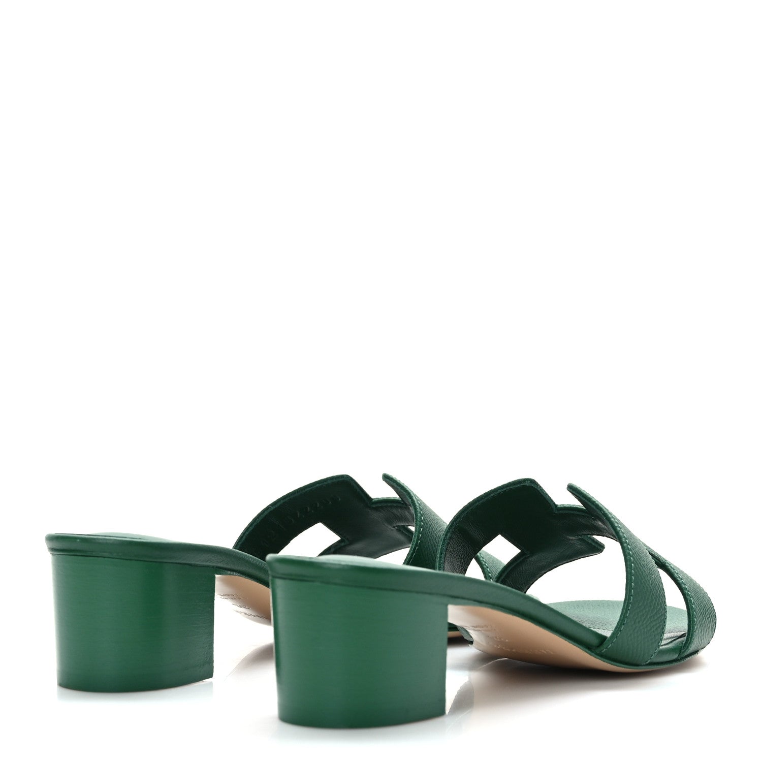 Hermes Epsom Oasis Sandals 35 Vert Cactus 4 of 9