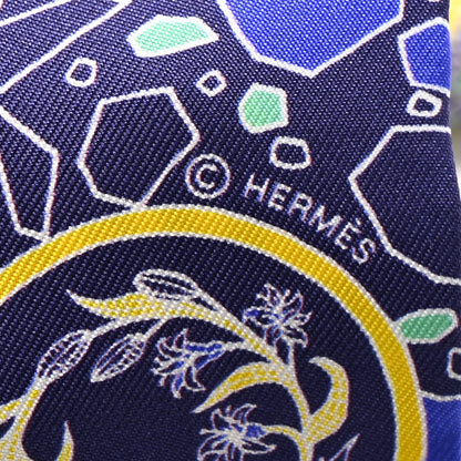 Hermes Silk La Danse Des Amazones Twilly Indigo Jaune Multicolor 4 of 4