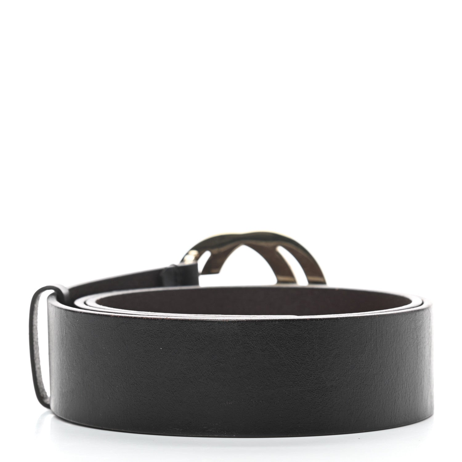 Gucci Calfskin Interlocking G Belt 90 36 Dark Brown 2 of 5
