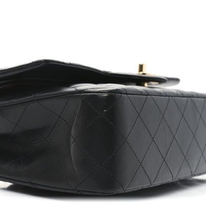 Chanel Lambskin Quilted Medium Double Flap Black 9 of 11