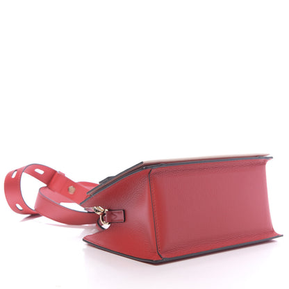 MCM Calfskin Mini Milano Tote Ruby Red Rose Dust 4 of 10