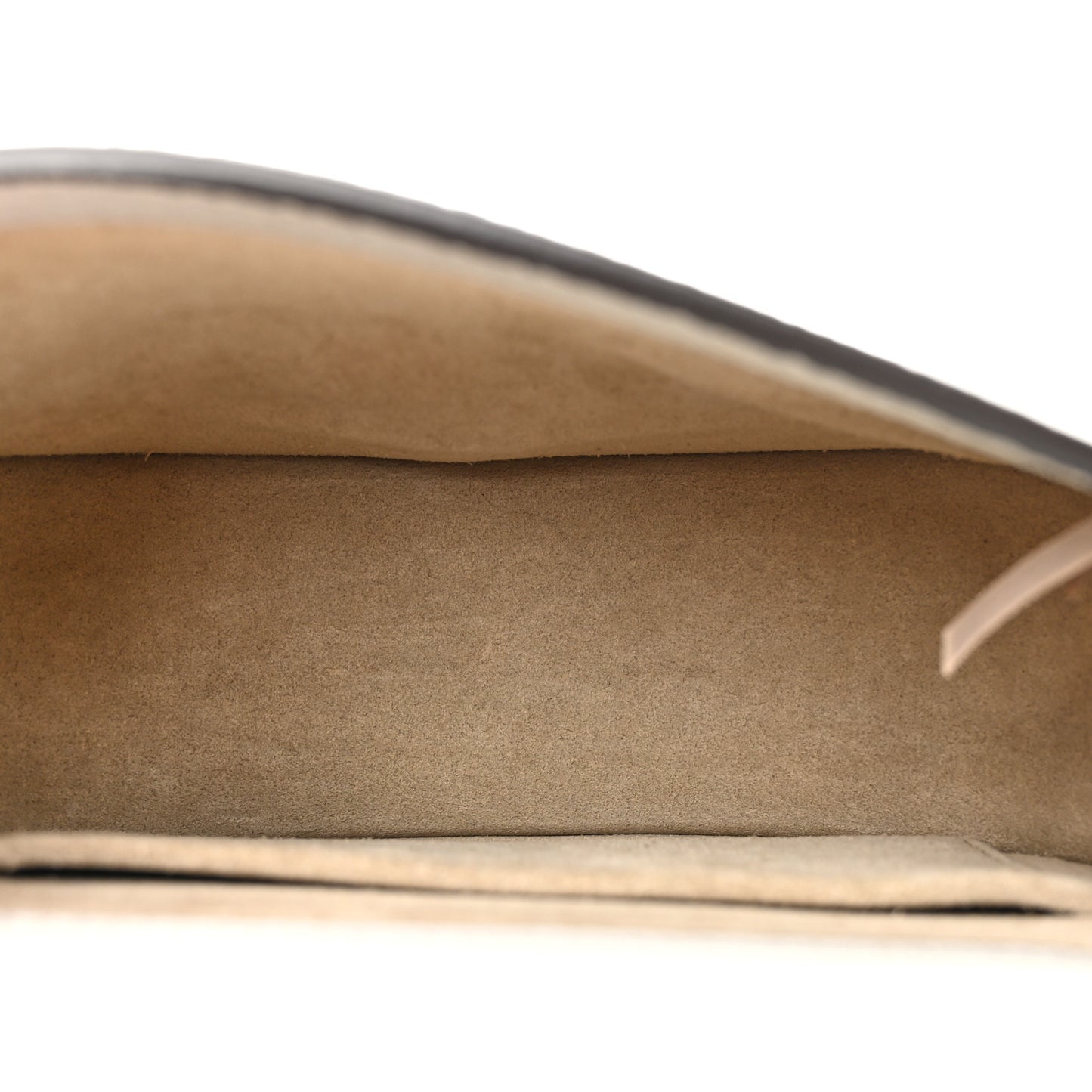 Calfskin Suede Small Nile Bracelet Bag Airy Grey