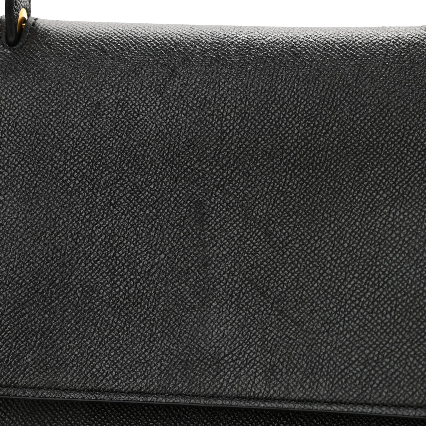 Grained Calfskin Mini Belt Bag Black