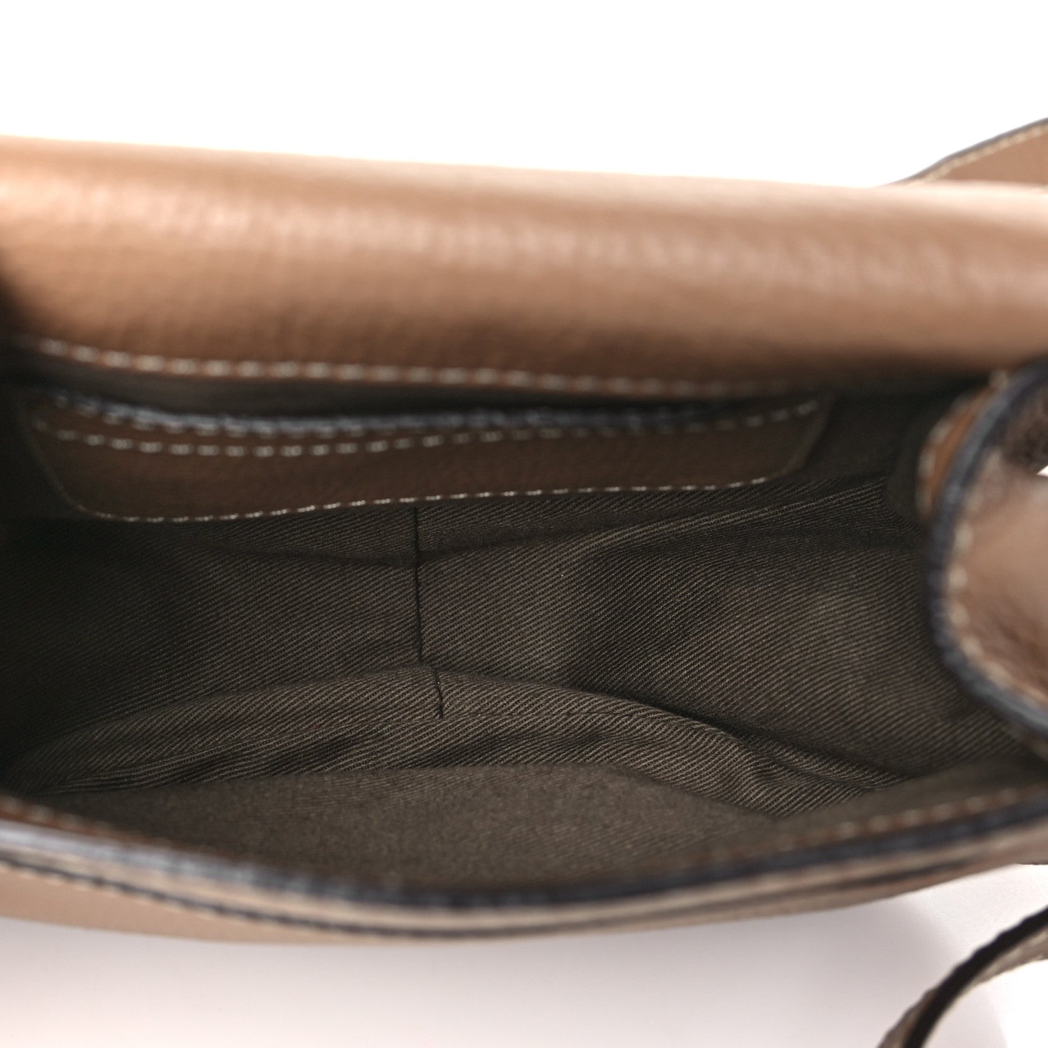 Chloe Grained Calfskin Small Marcie Saddle Bag Nut 5 of 15
