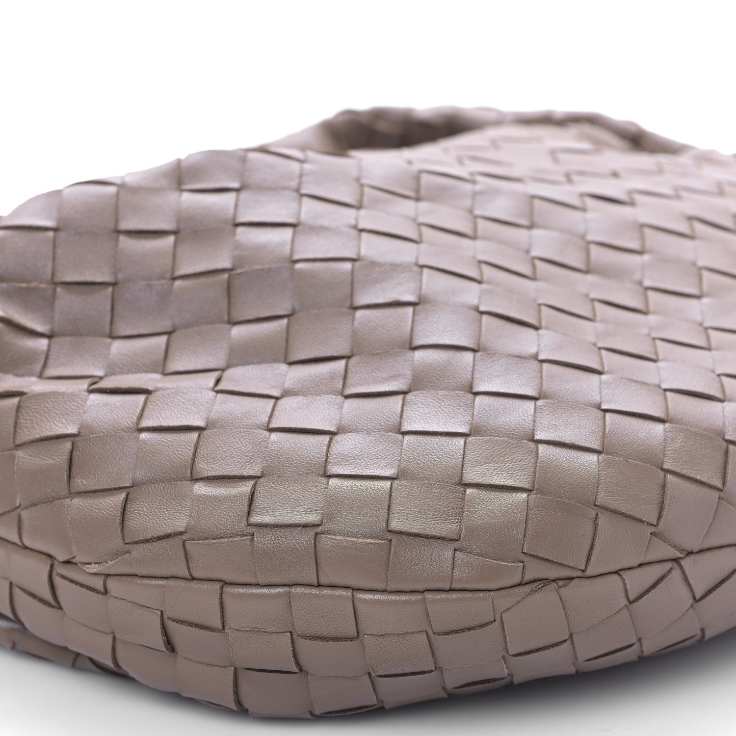 Bottega Veneta Nappa Intrecciato Teen Jodie Hobo Taupe Grey 8 of 9