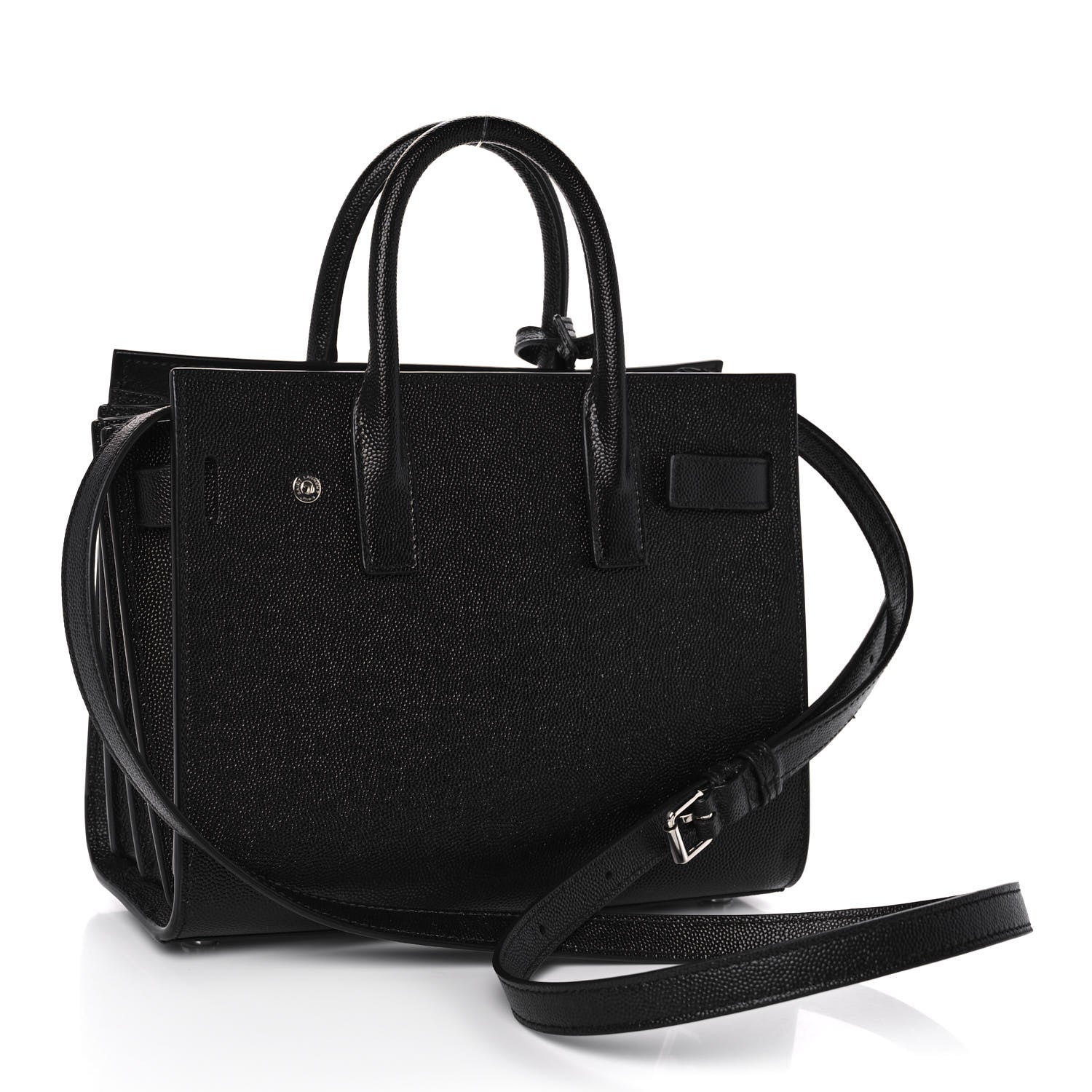 Saint Laurent Grain De Poudre Nano Sac De Jour Black 3 of 10