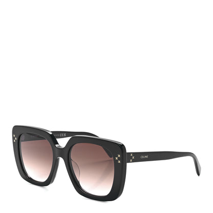 Celine Acetate Sunglasses CL40218U Black 1 of 7