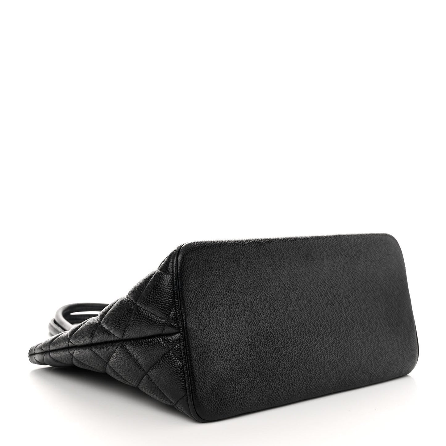 Caviar Quilted Medallion Tote Black