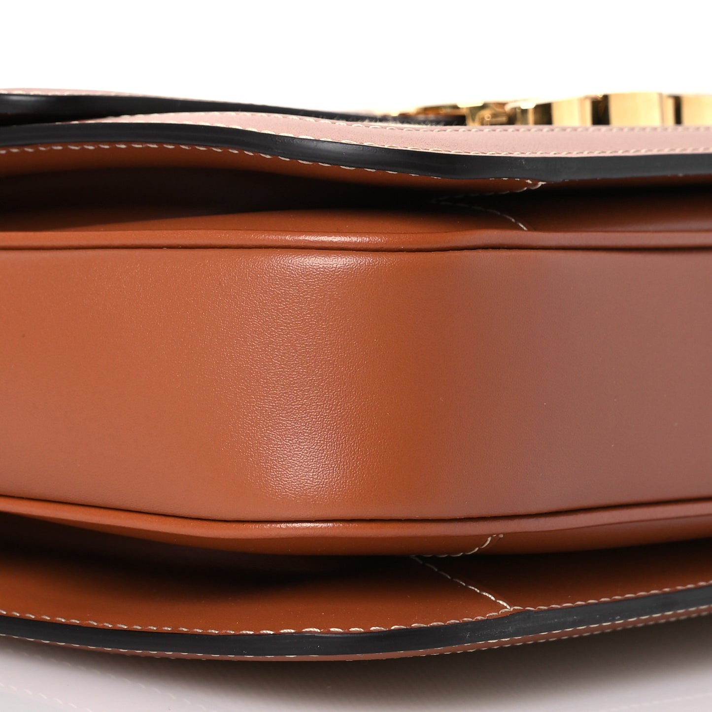 Textile Calfskin Classique Triomphe Bag Natural Tan