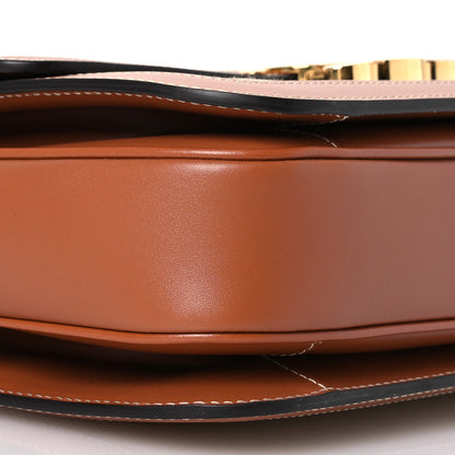 Celine Textile Calfskin Classique Triomphe Bag Natural Tan 14 of 15