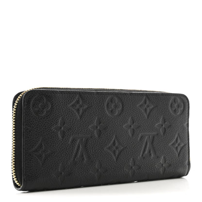 Louis Vuitton Empreinte Clemence Wallet Black 3 of 9