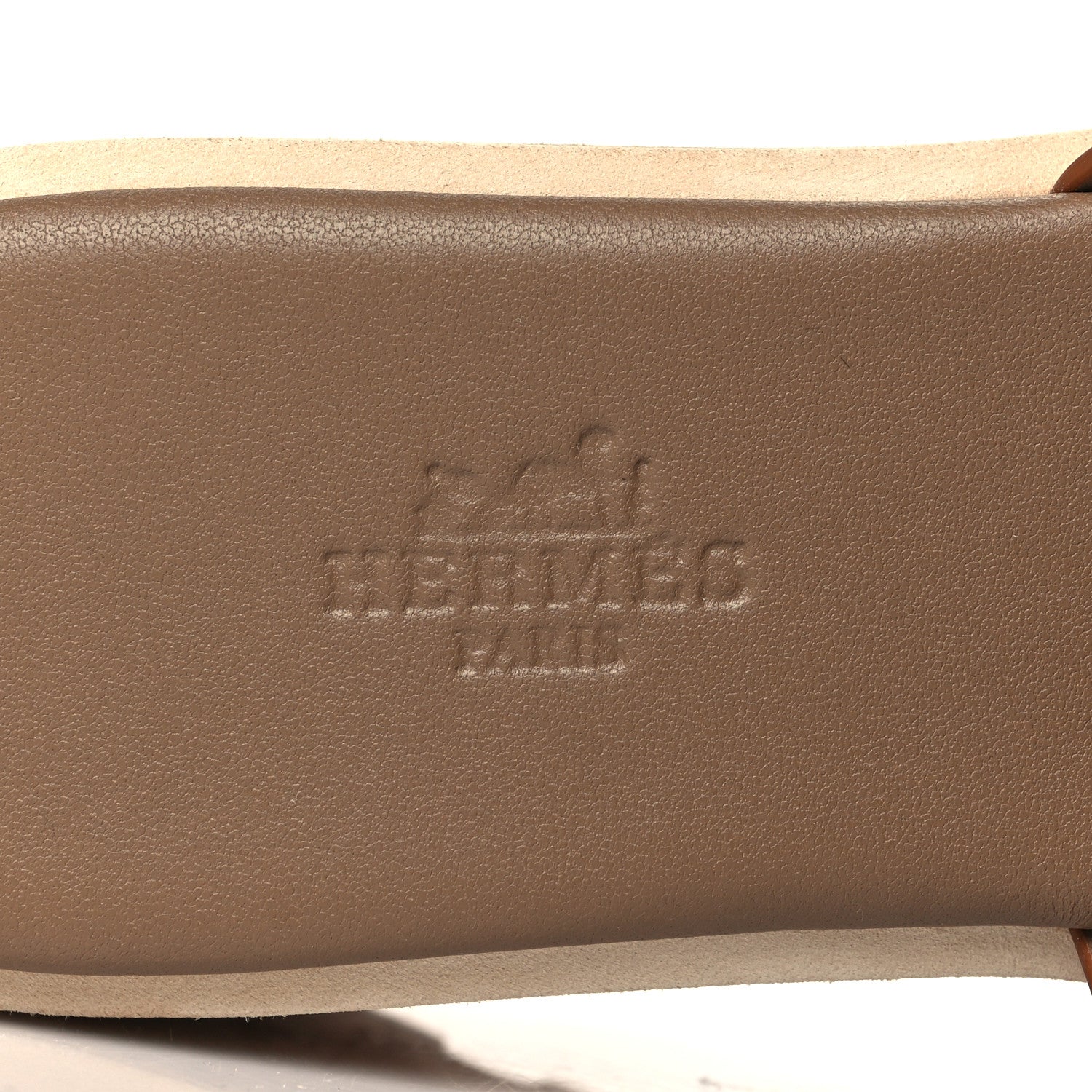 Hermes Calfskin Cork Eze 30 Sandals 36 Marron Glaise 7 of 9