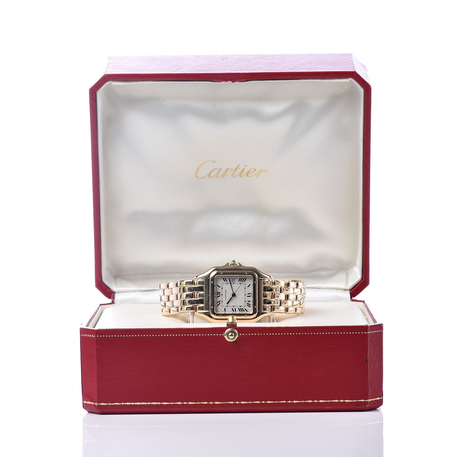 Cartier 18K Yellow Gold 29mm Panthere Quartz Watch 7 of 7