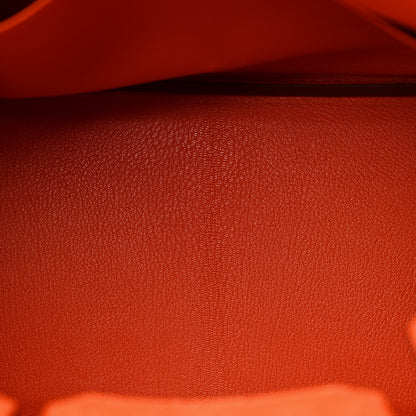 Hermes Ostrich Birkin 30 Orange 5 of 12